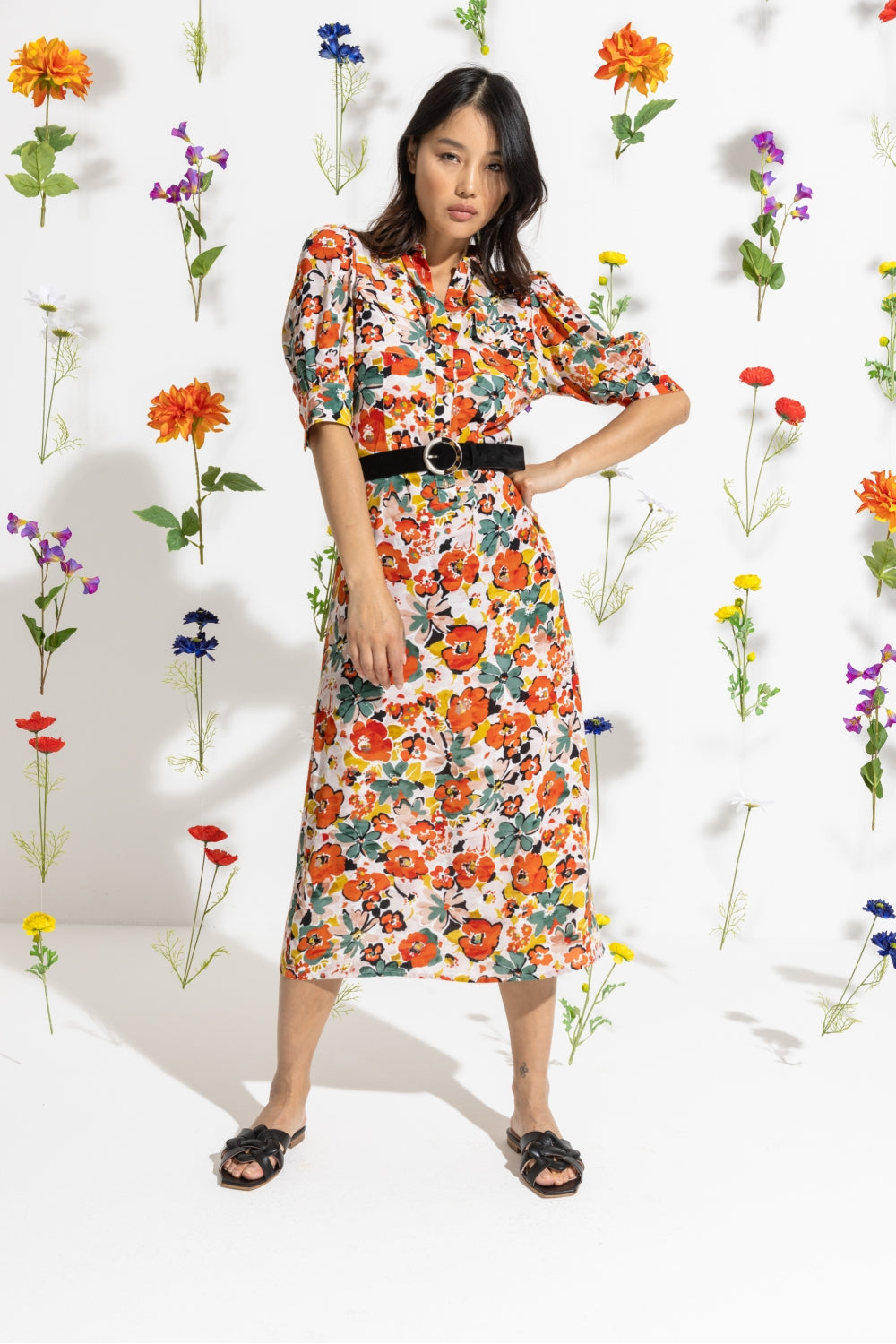 Kleid Kara Flower Of Love - Rot