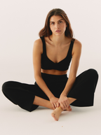 Pantalones negros fáciles (antiguos)