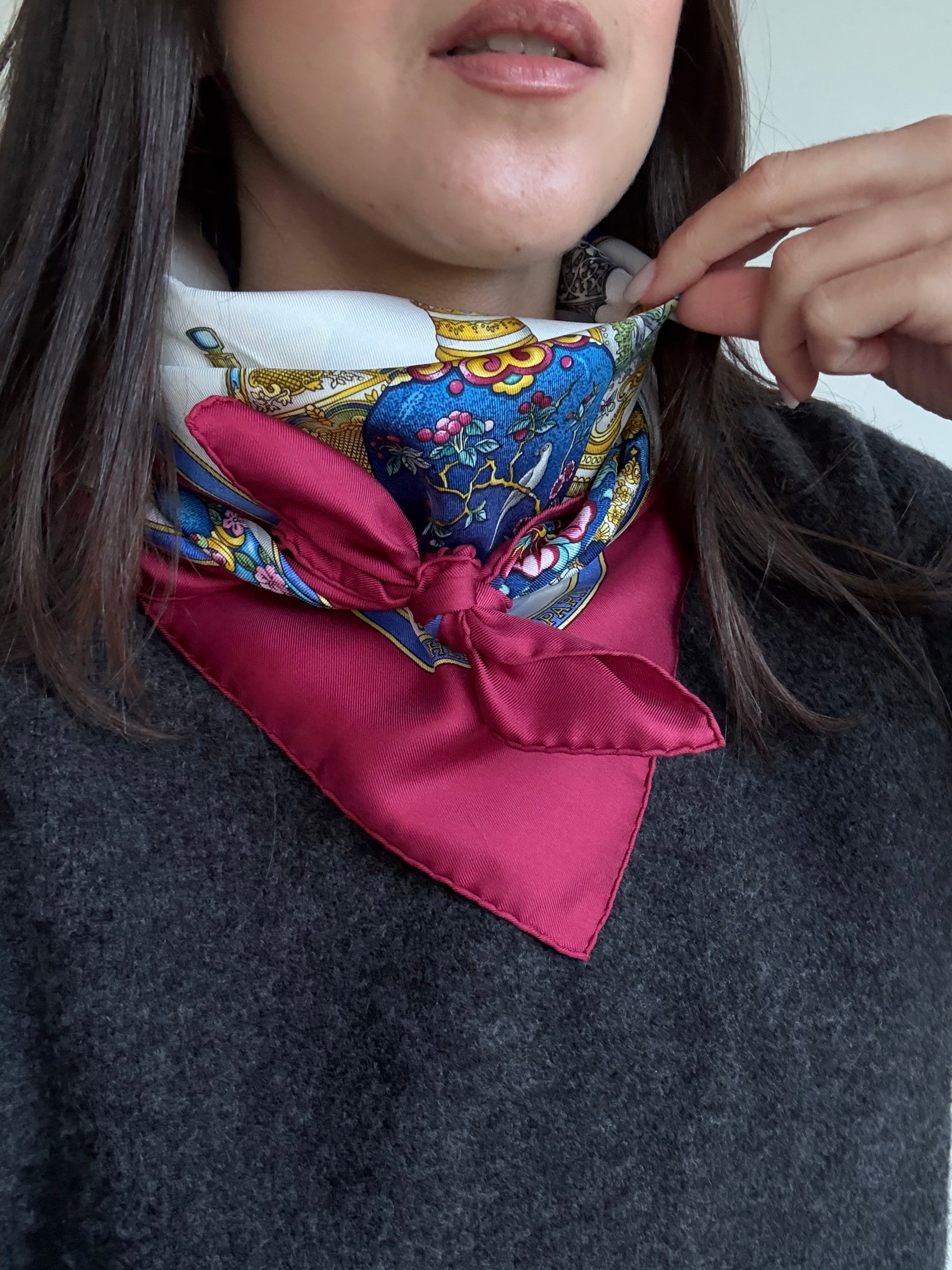 Pañuelo Hermès – Modelo Frascos