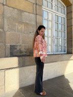 Chaqueta acolchada Paula patchwork
