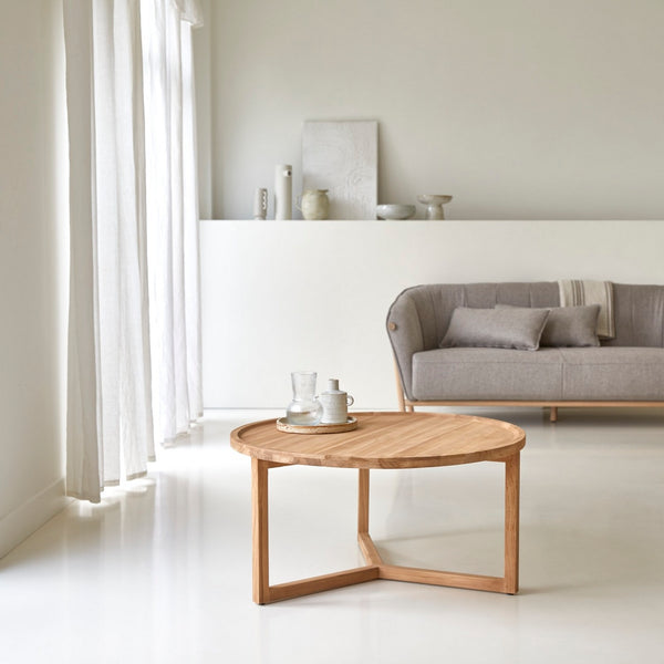 Ana - Stolik kawowy - Teak - Naturalny
