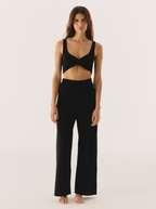 Pantalones negros fáciles (antiguos)
