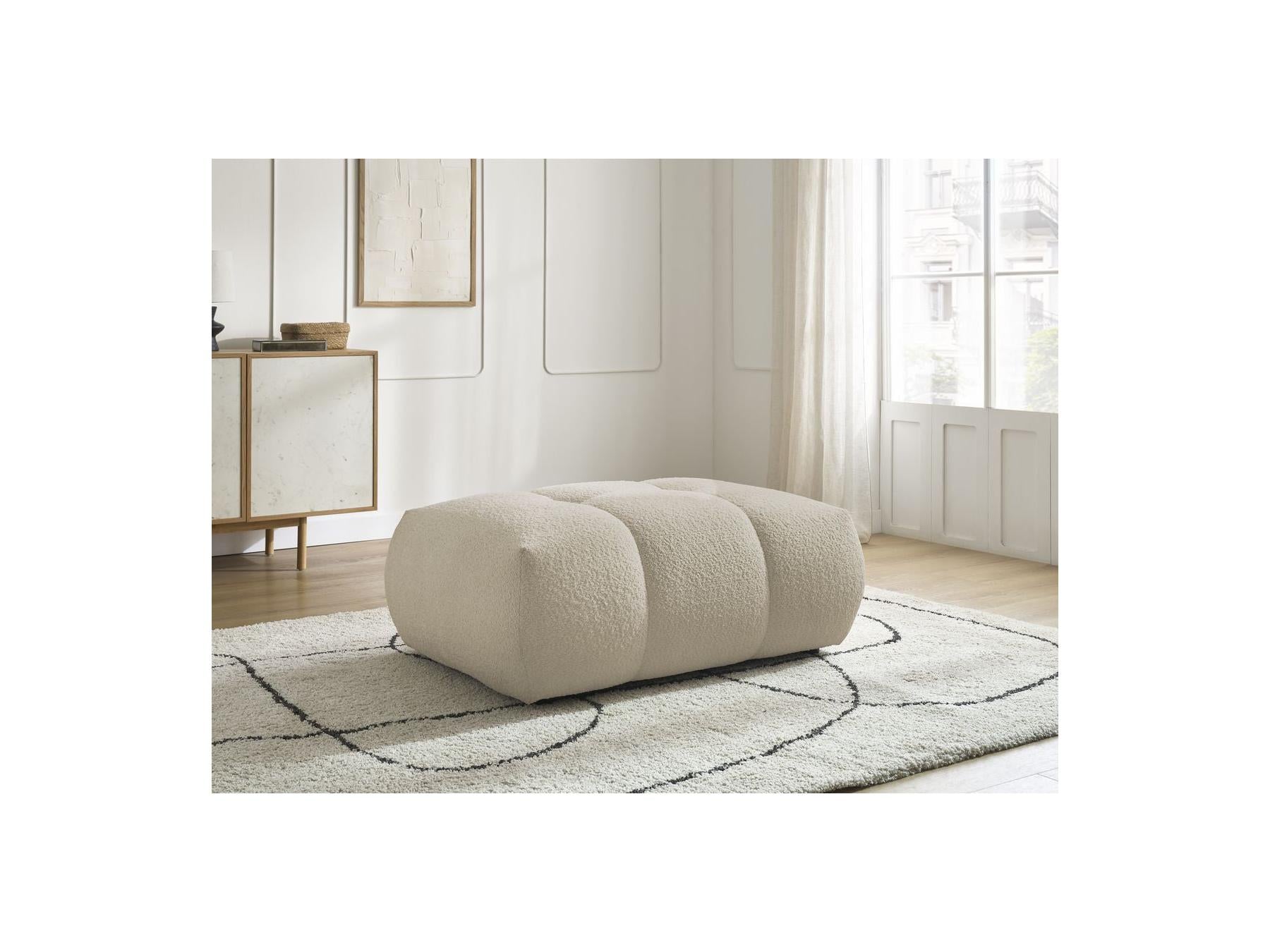 Fuji - Puf - Tejido bouclé