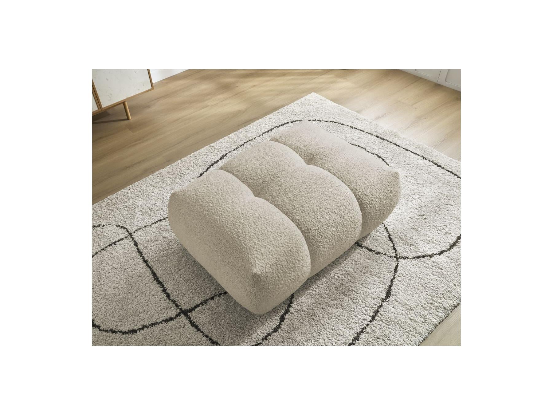 Fuji - Puf - Tejido bouclé