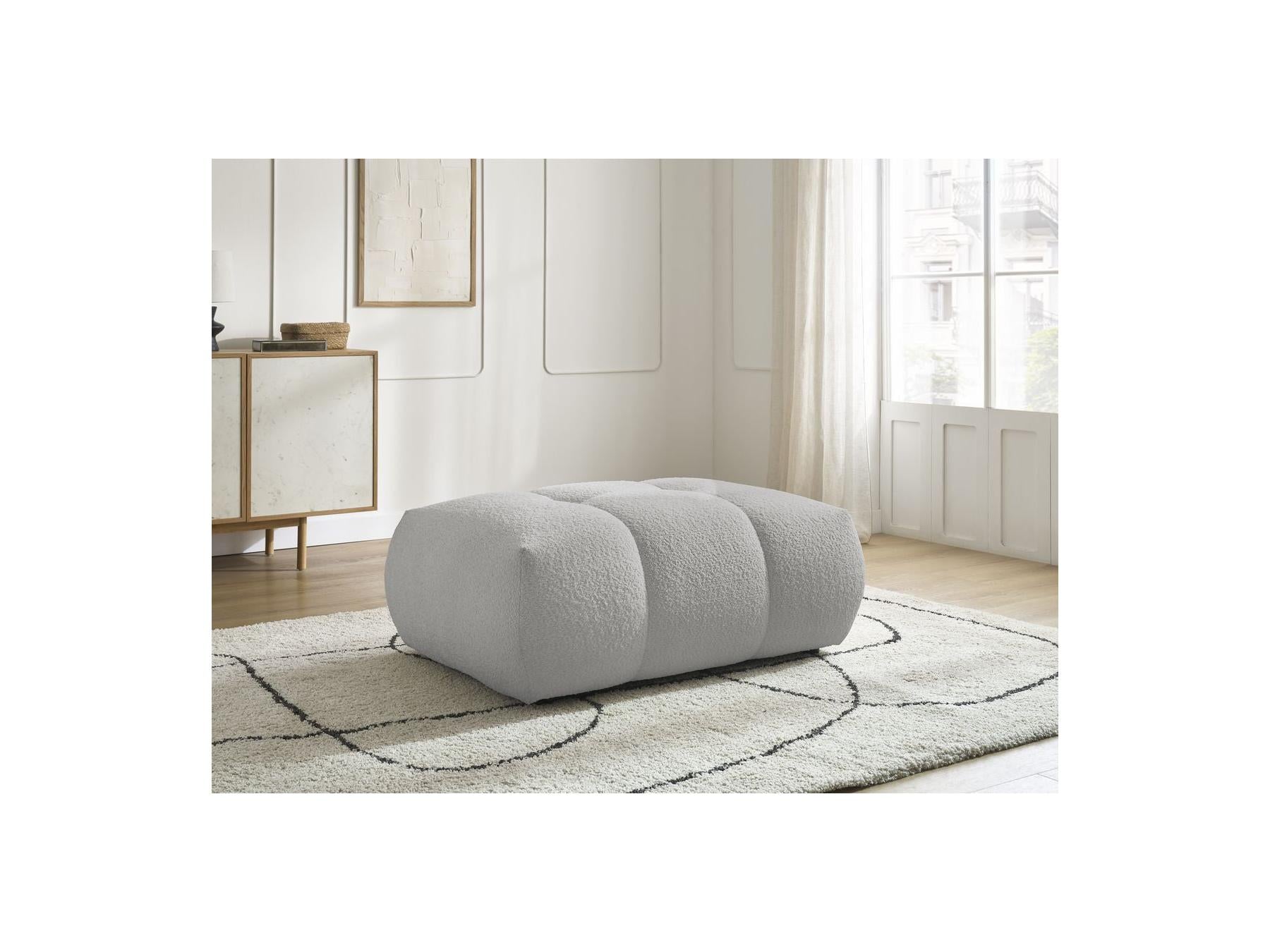 Fuji - Puf - Tejido bouclé