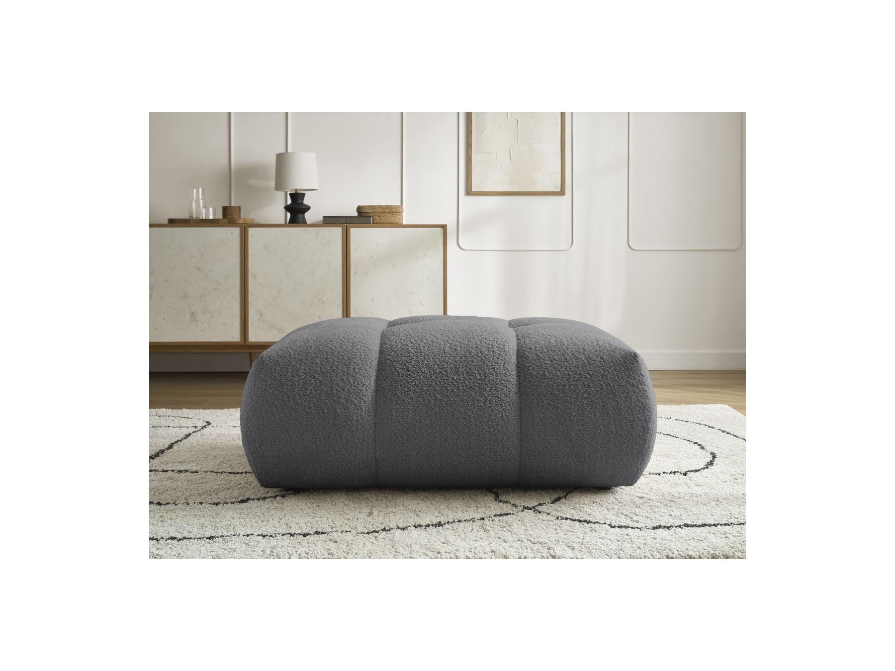 Fuji - Puf - Tejido bouclé