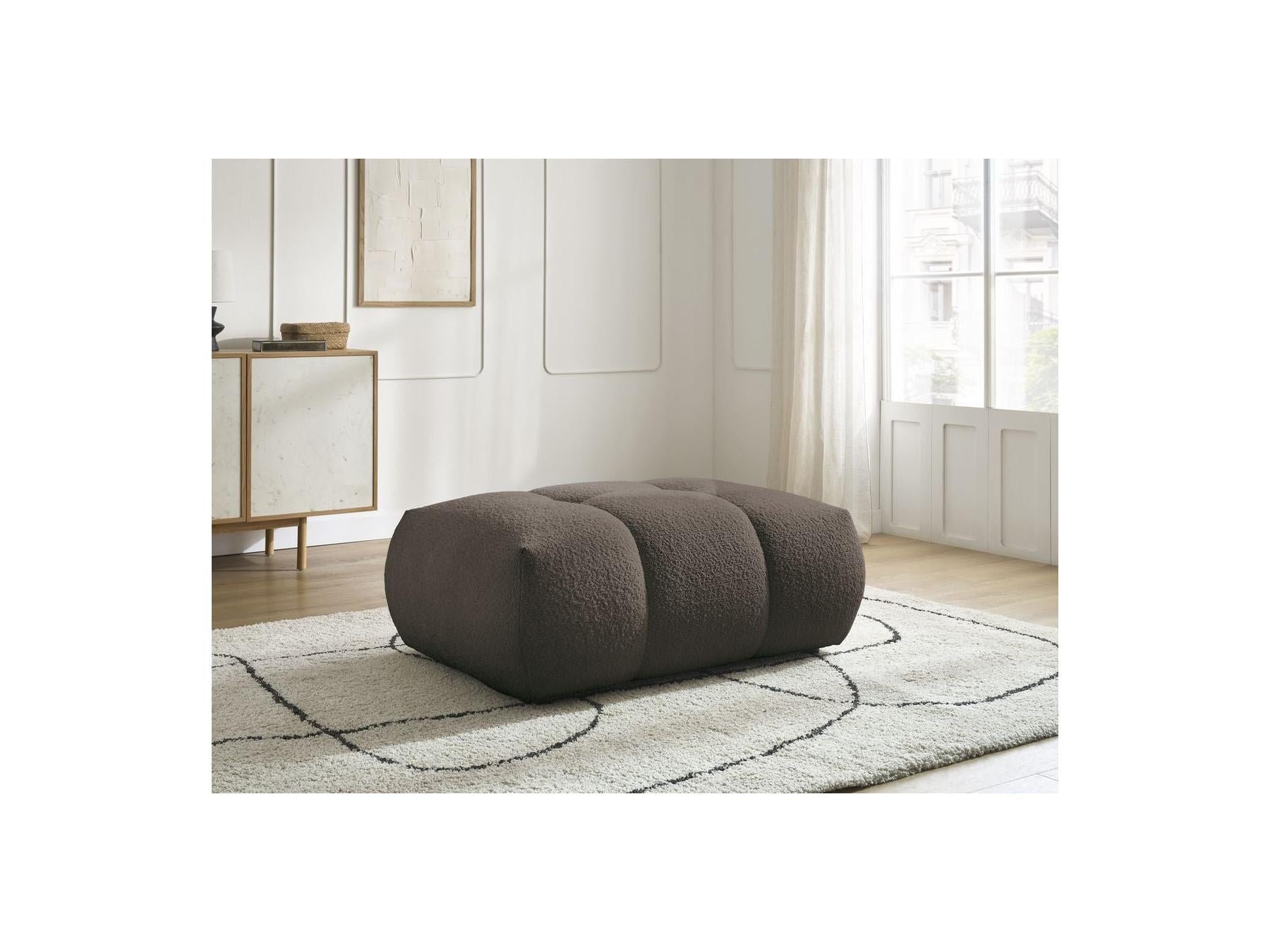 Fuji - Puf - Tejido bouclé