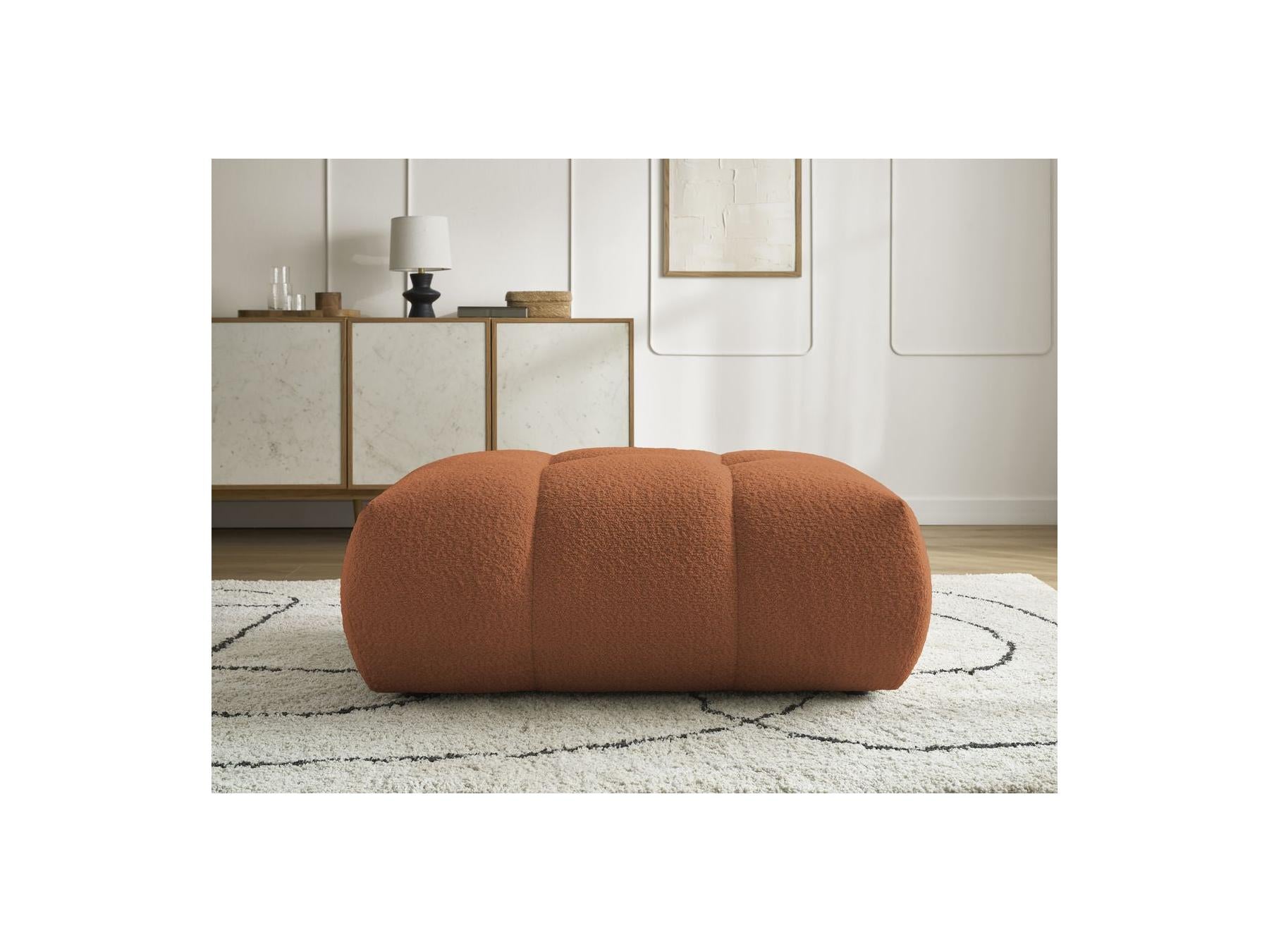 Fuji - Puf - Tejido bouclé