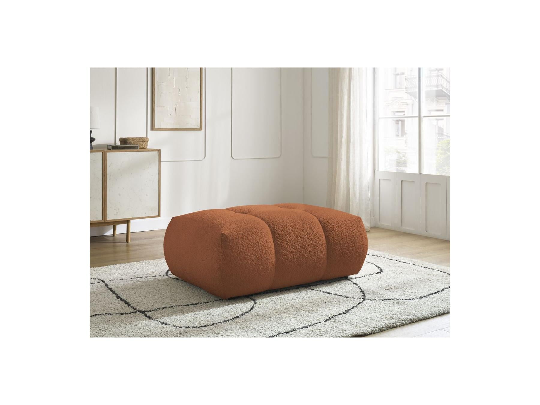 Fuji - Puf - Tejido bouclé