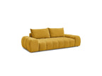 Everest - Sofá recto fijo 3 plazas - Tejido texturizado - 2 cojines