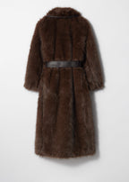 Manteau En Fourrure Coat X Chira - Marron