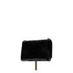 Saint Laurent - Sac Kate Medium Tassel Crocodile Embossed Leather - Femme - Black