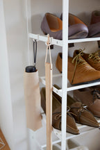 6-Tier Shoe Rack - White
