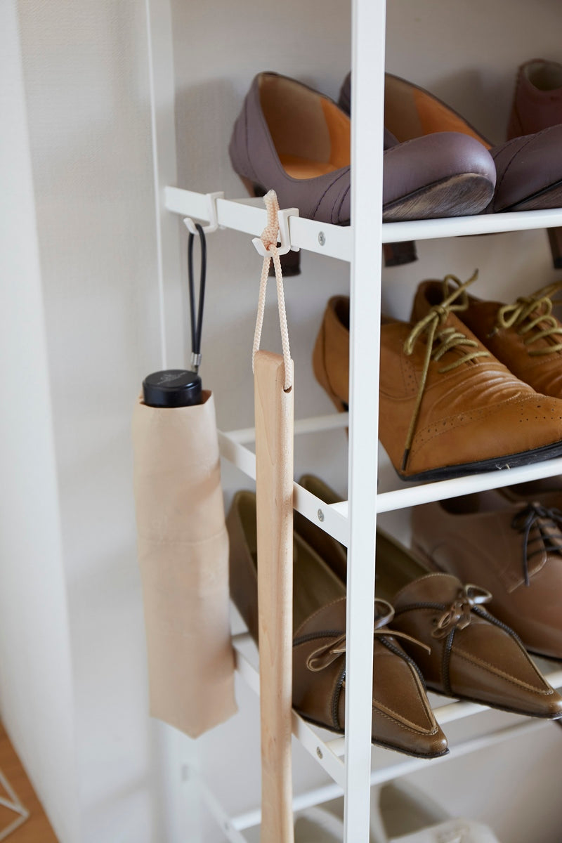 6-Tier Shoe Rack - White