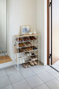 6-Tier Shoe Rack - White