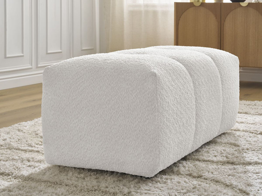 Roxelane - Pouf - Tissu Bouclette
