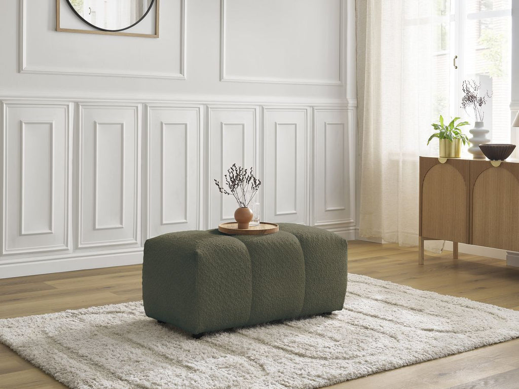 Roxelane - Pouf - Tissu Bouclette