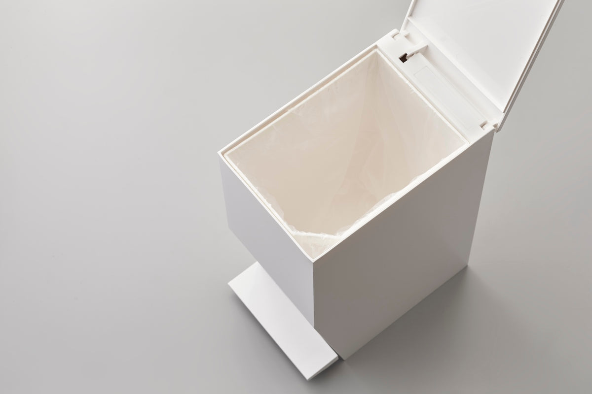 Pedal Bin - Tower - White