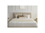 Cama Con Lamas Macizas - Mara - Tejido Texturizado