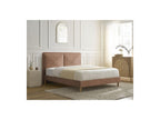 Cama Con Lamas Macizas - Mara - Tejido Texturizado