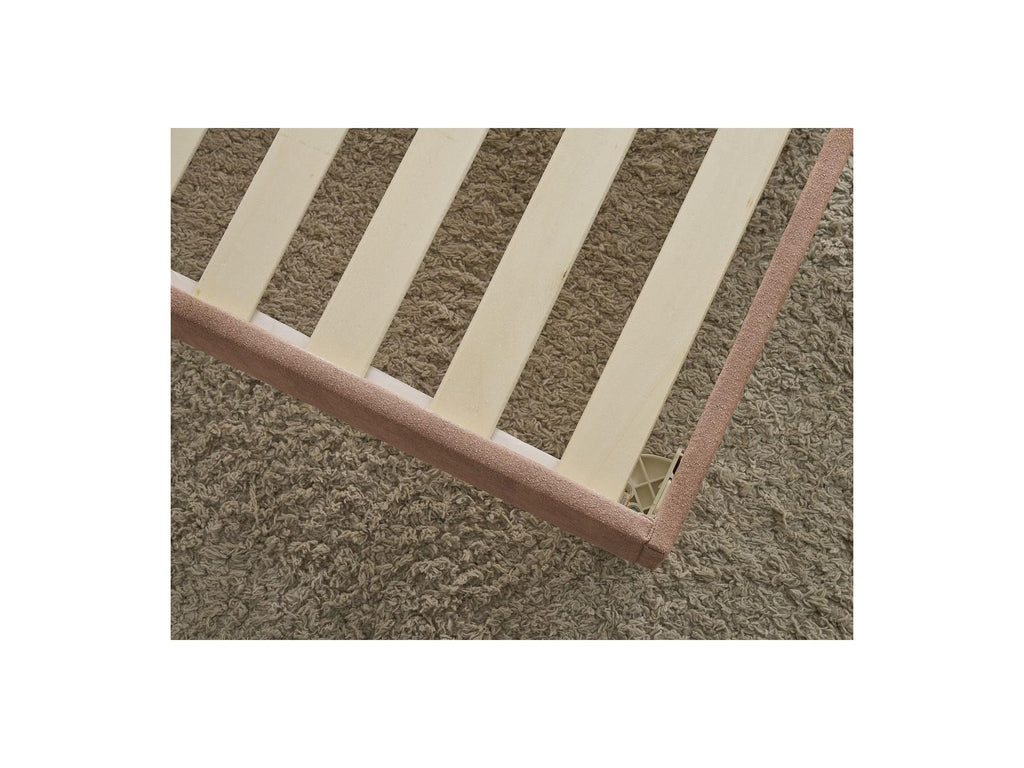 Cama Con Lamas Macizas - Mara - Tejido Texturizado