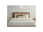 Cama Con Lamas Macizas - Mara - Tejido Texturizado