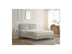 Cama Con Lamas Macizas - Mara - Tejido Texturizado