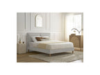 Cama Con Lamas Macizas - Mara - Tejido Texturizado