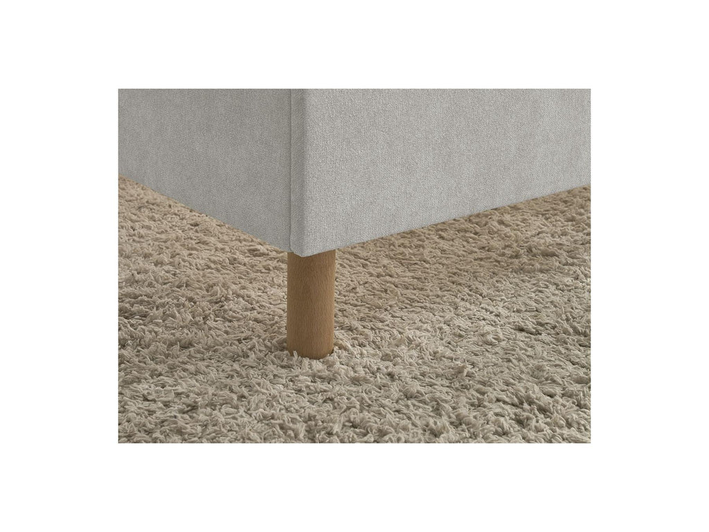 Cama Con Lamas Macizas - Mara - Tejido Texturizado