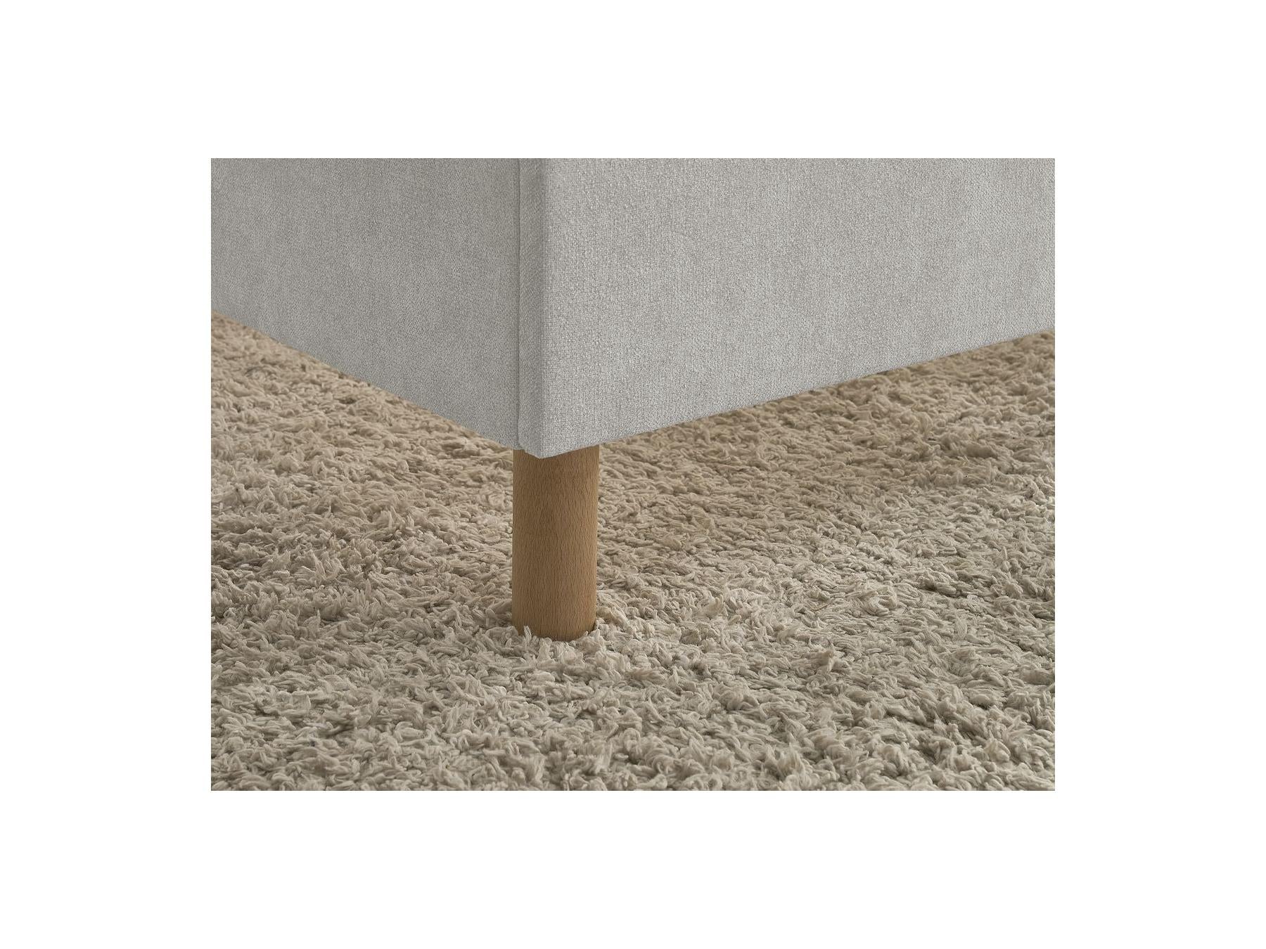 Cama Con Lamas Macizas - Mara - Tejido Texturizado