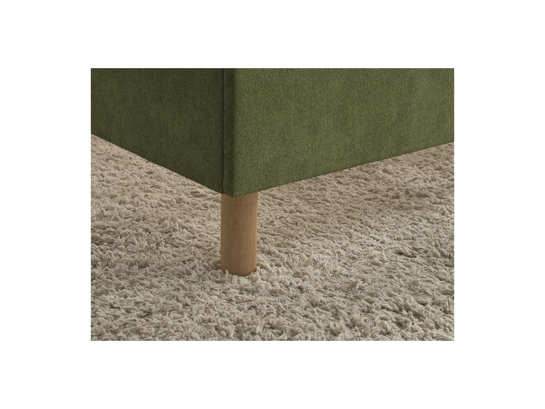 Cama Con Lamas Macizas - Mara - Tejido Texturizado
