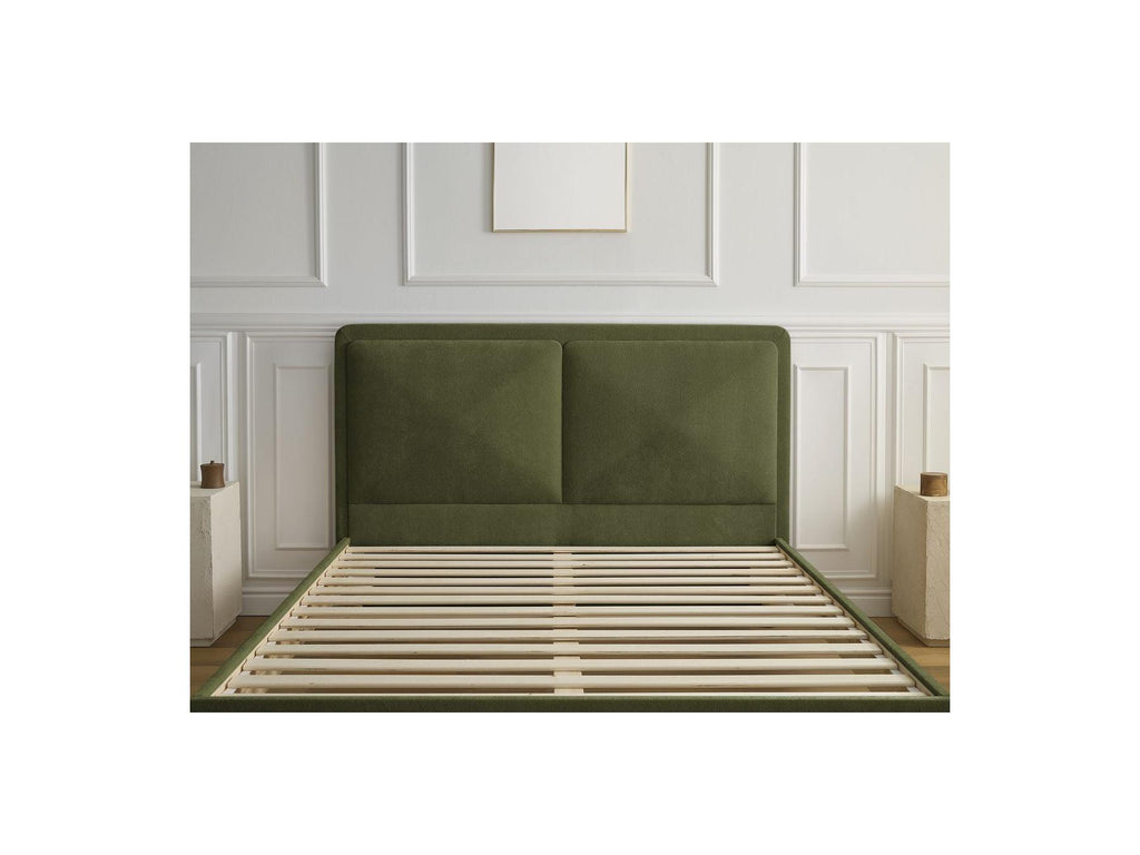 Cama Con Lamas Macizas - Mara - Tejido Texturizado