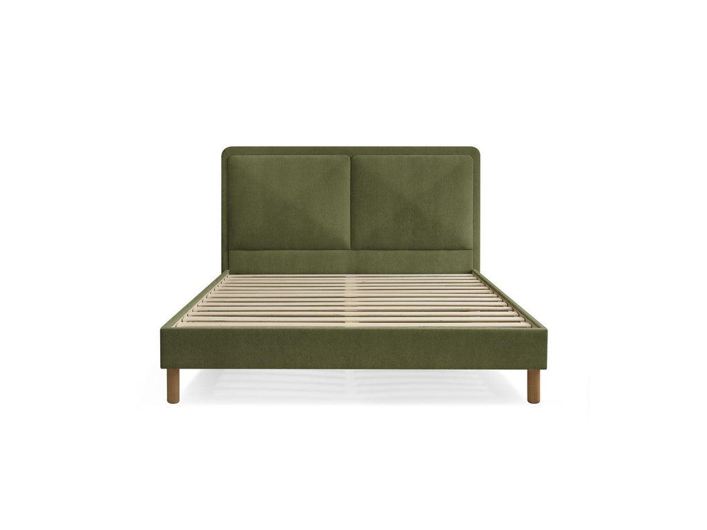Cama Con Lamas Macizas - Mara - Tejido Texturizado