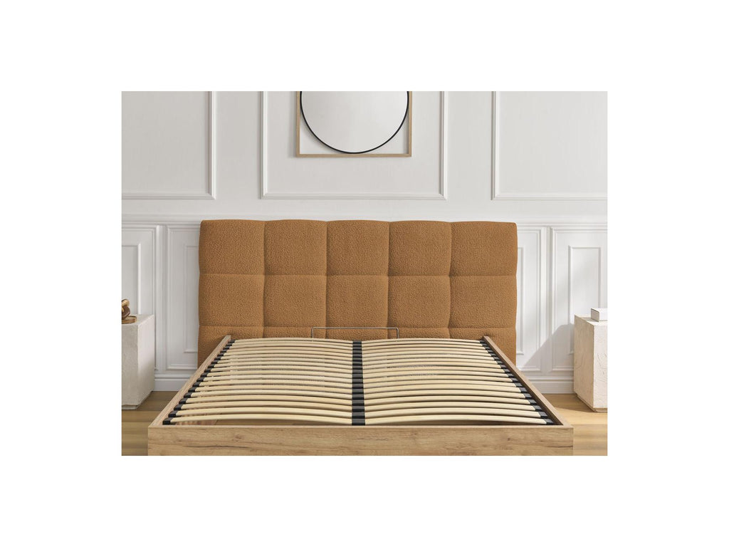 Storage Bed - Kumo - Bouclé Fabric