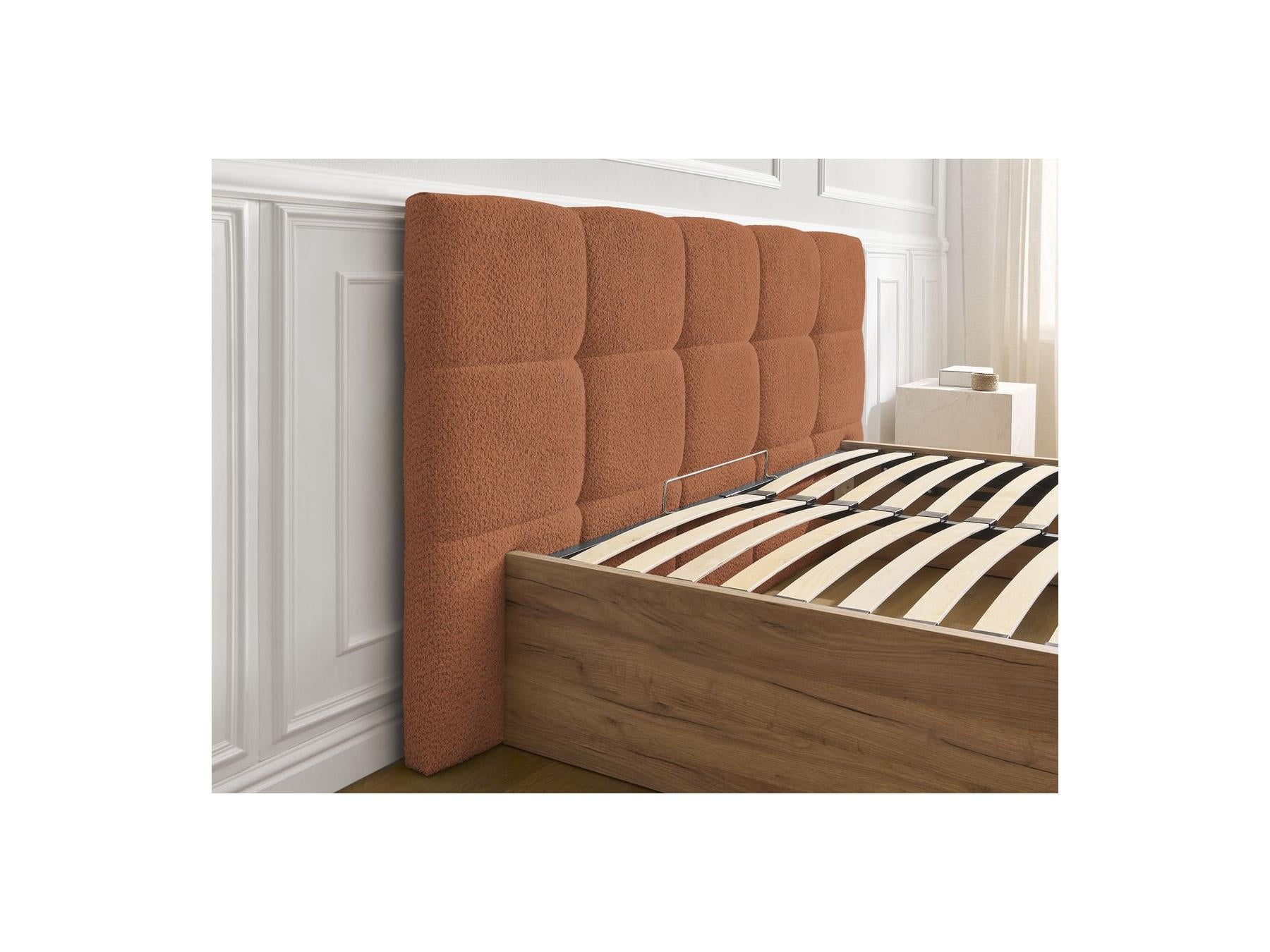 Storage Bed - Kumo - Bouclé Fabric