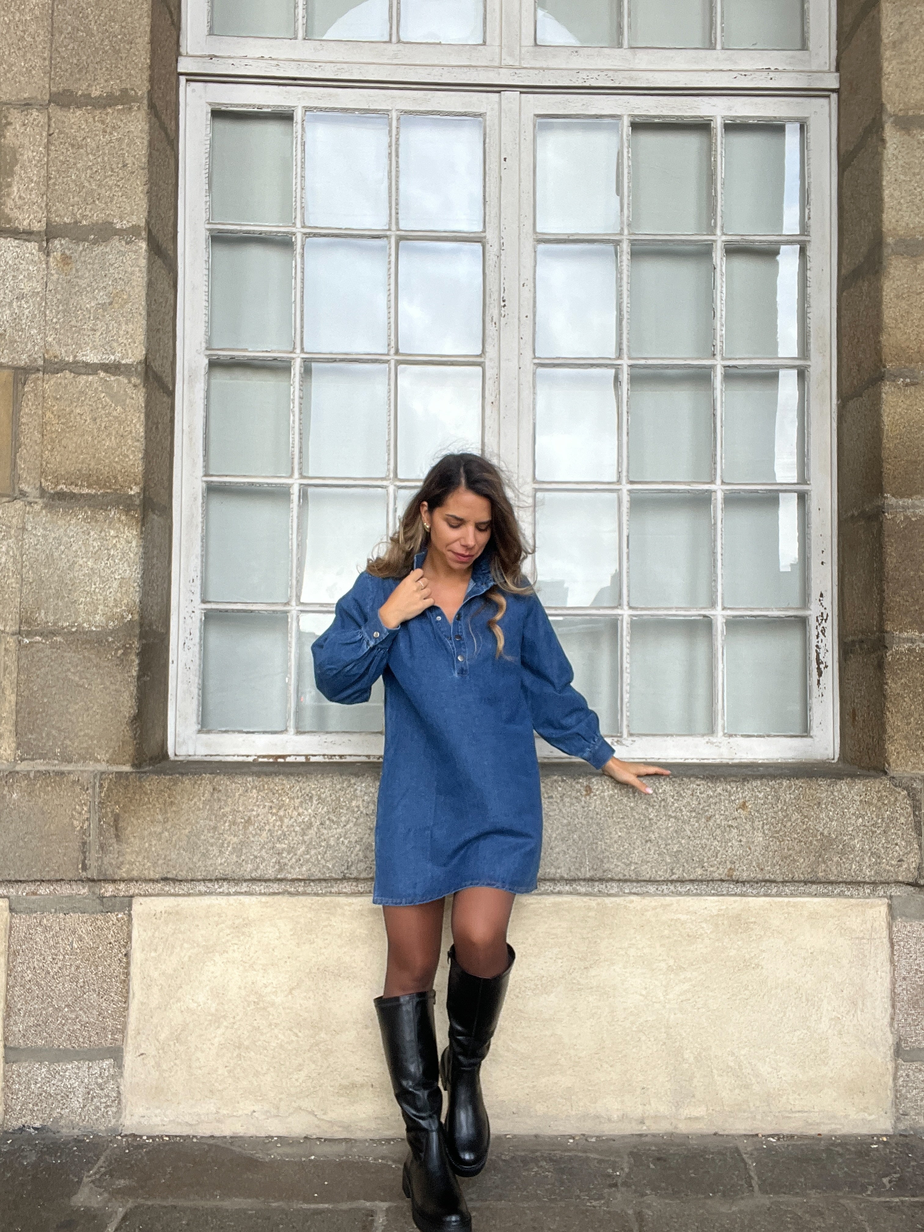 Bottes Hautes Noires Nora