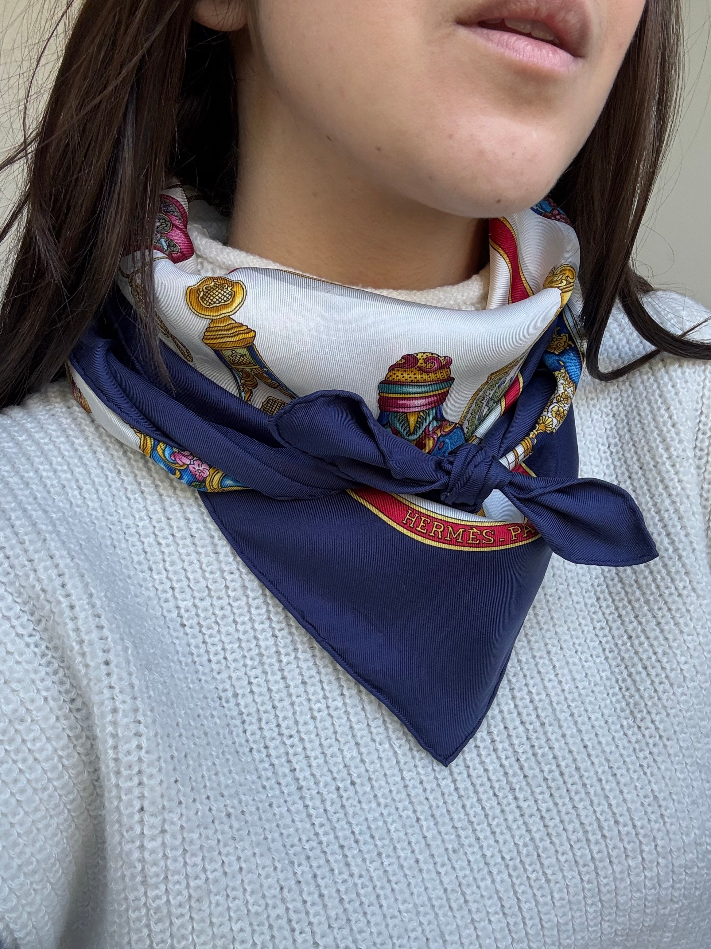 Hermès Scarf – Flacons Model