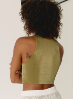 Top Shiny Khaki