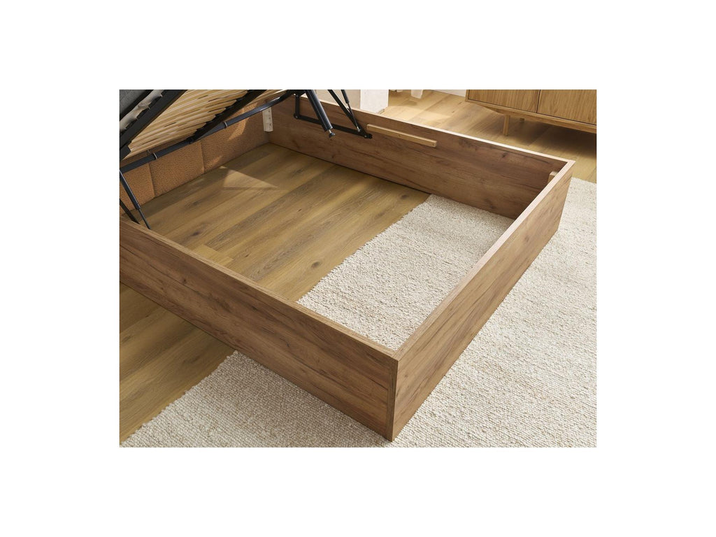 Storage Bed - Kumo - Bouclé Fabric