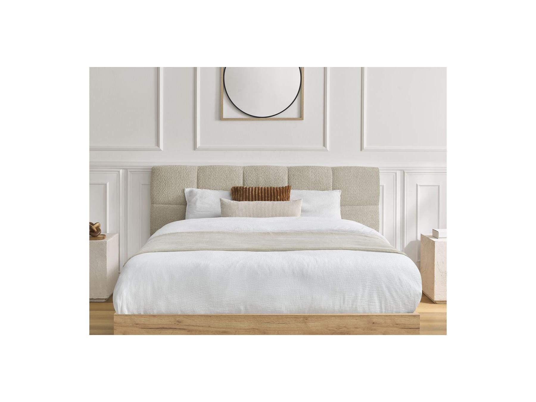 Storage Bed - Kumo - Bouclé Fabric