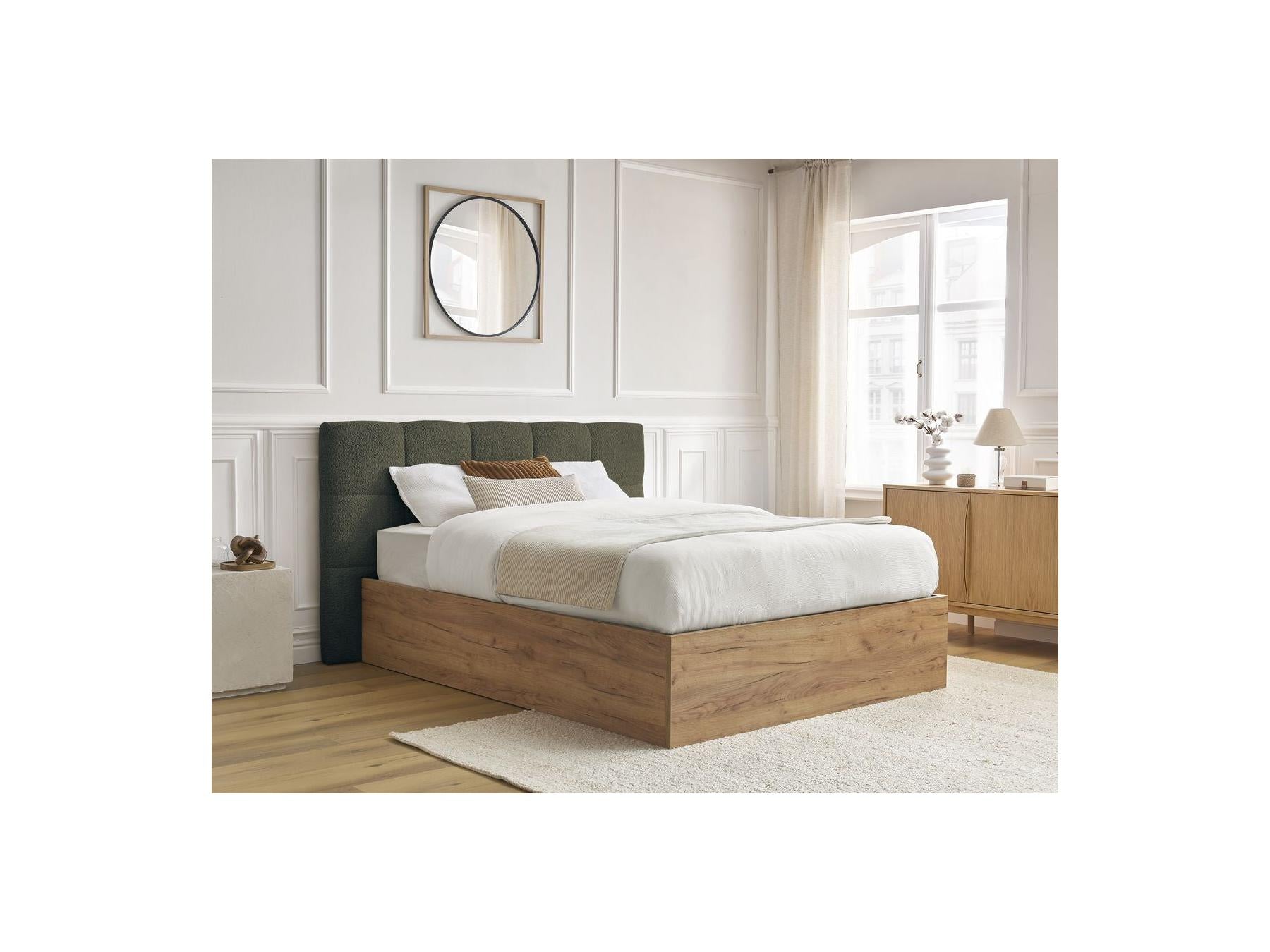 Storage Bed - Kumo - Bouclé Fabric