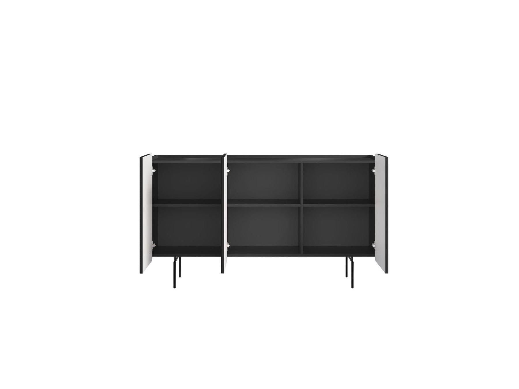 Mathilde - Buffet 3 Portes - Pieds Noirs