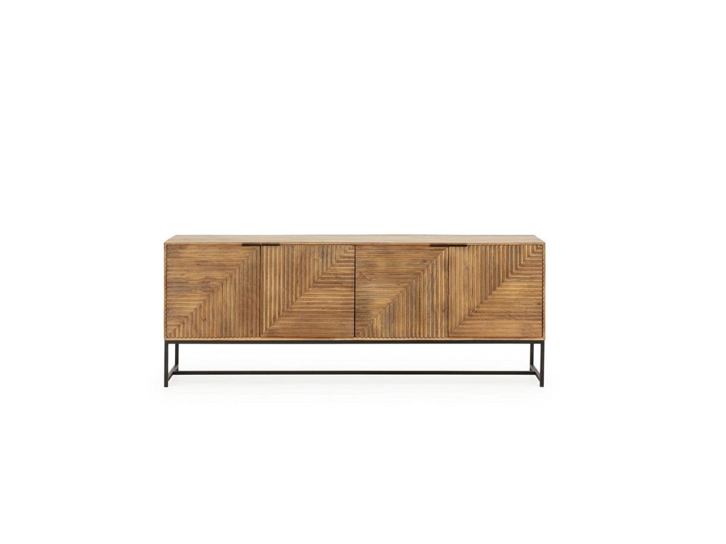 Naomie - Buffet 4 Portes - Bois Massif D'Acacia