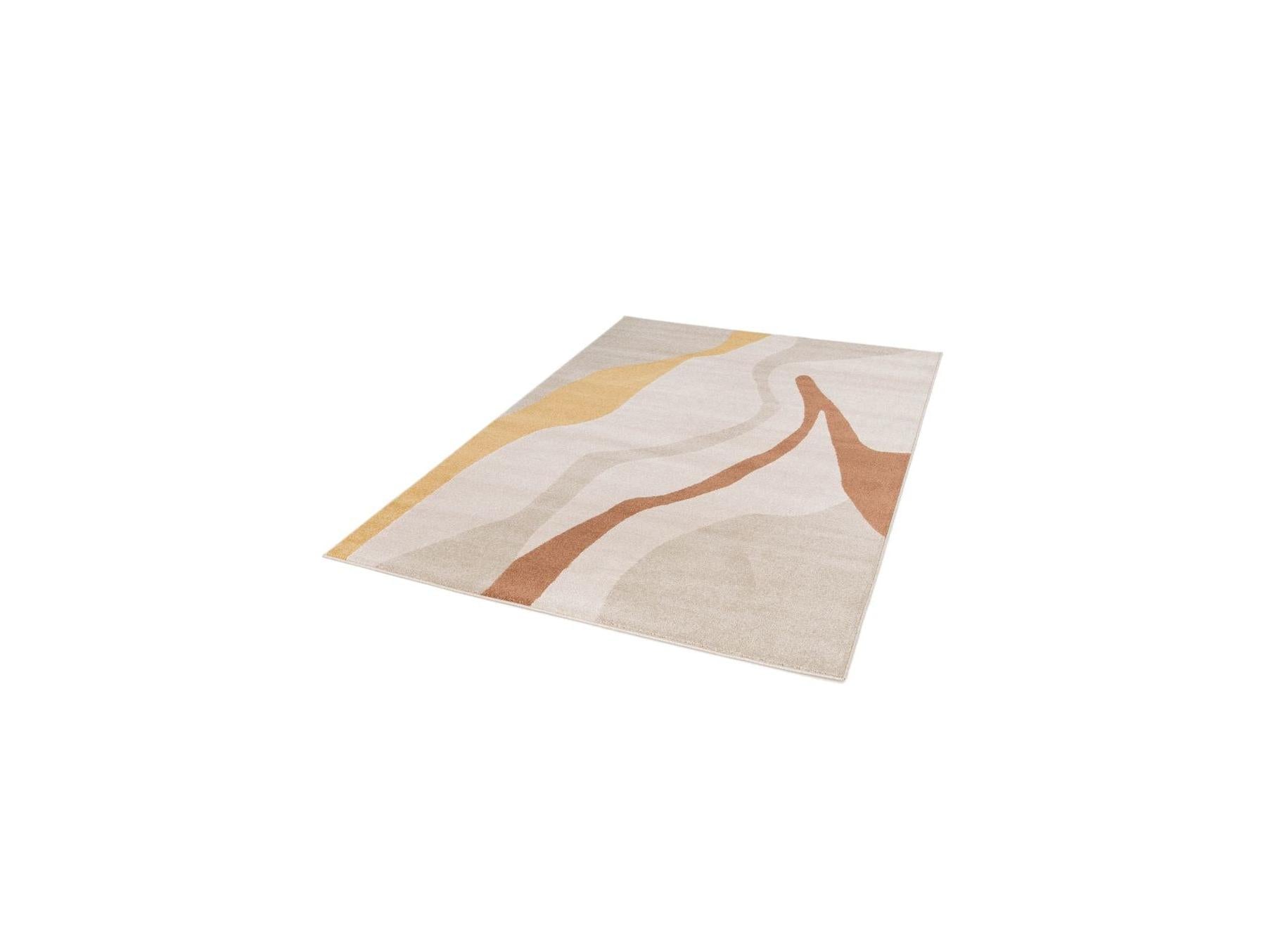 Ulys - Alfombra de pelo corto - Motivo abstracto - Beige