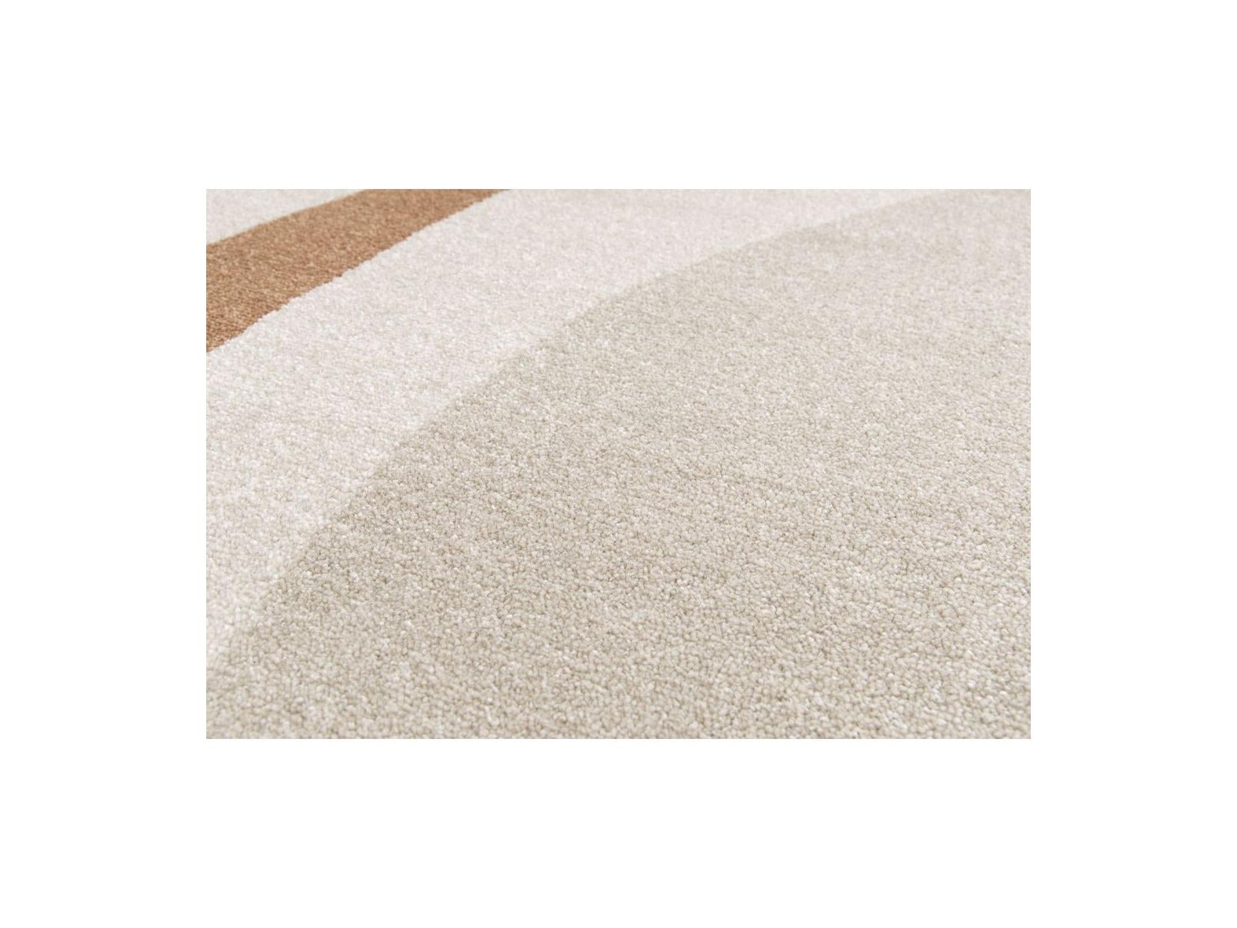 Ulys - Alfombra de pelo corto - Motivo abstracto - Beige