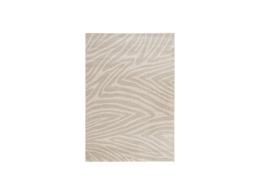 Zayn - Alfombra de pelo corto - Estampado abstracto - Beige