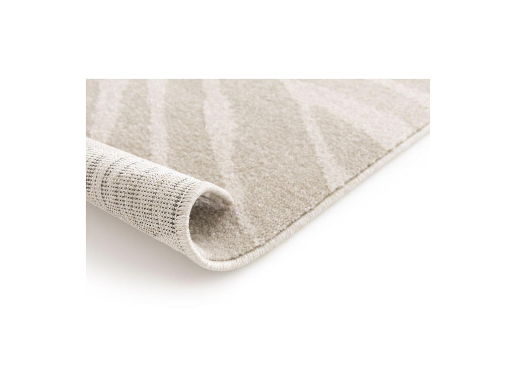 Zayn - Alfombra de pelo corto - Estampado abstracto - Beige
