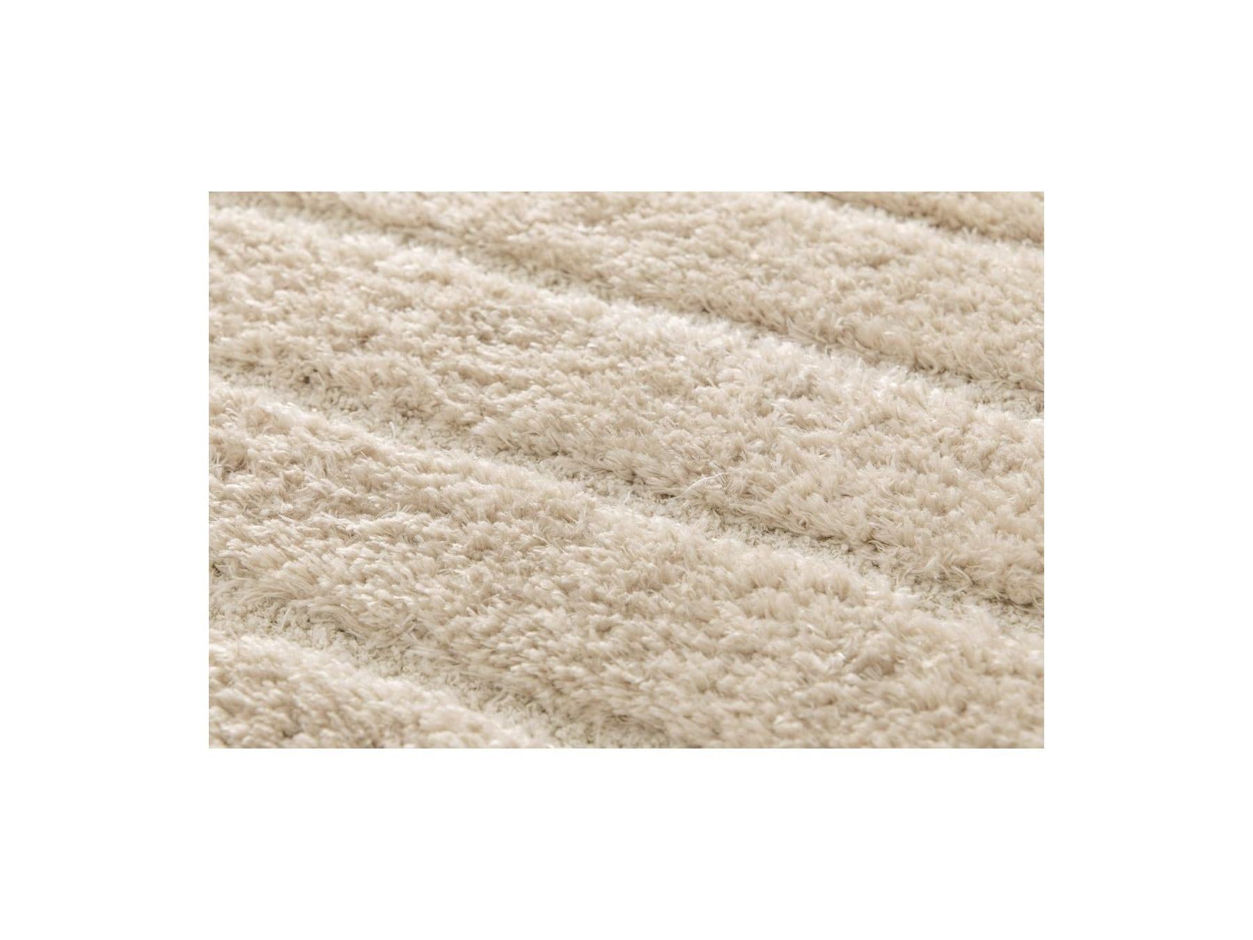 Cyrello - Alfombra De Pelo Largo - Estampado Gráfico - Beige