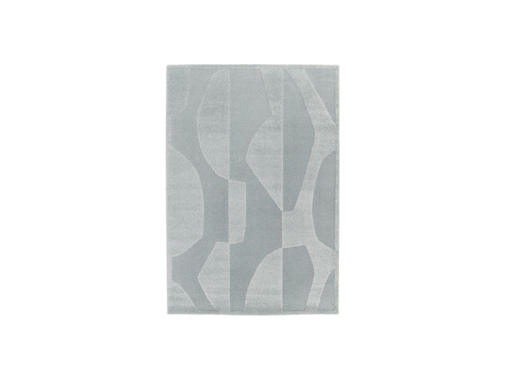 Elior - Alfombra de pelo corto - Motivo abstracto - Azul