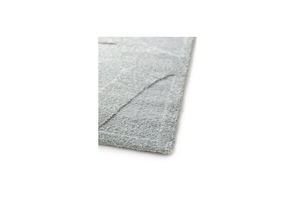 Elior - Alfombra de pelo corto - Motivo abstracto - Azul